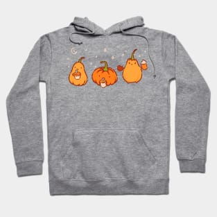 Pumpkins with pumpkin latte Hoodie